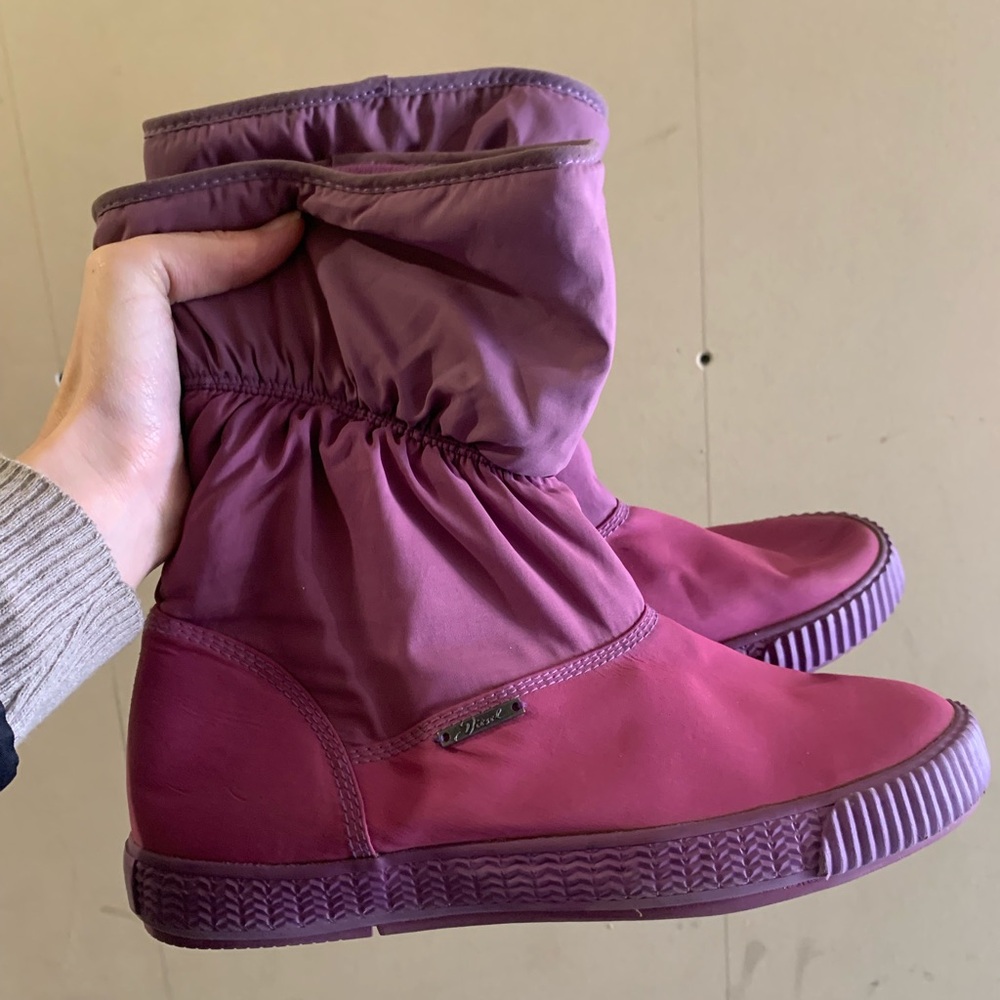 Diesel Pink Boots Size 9